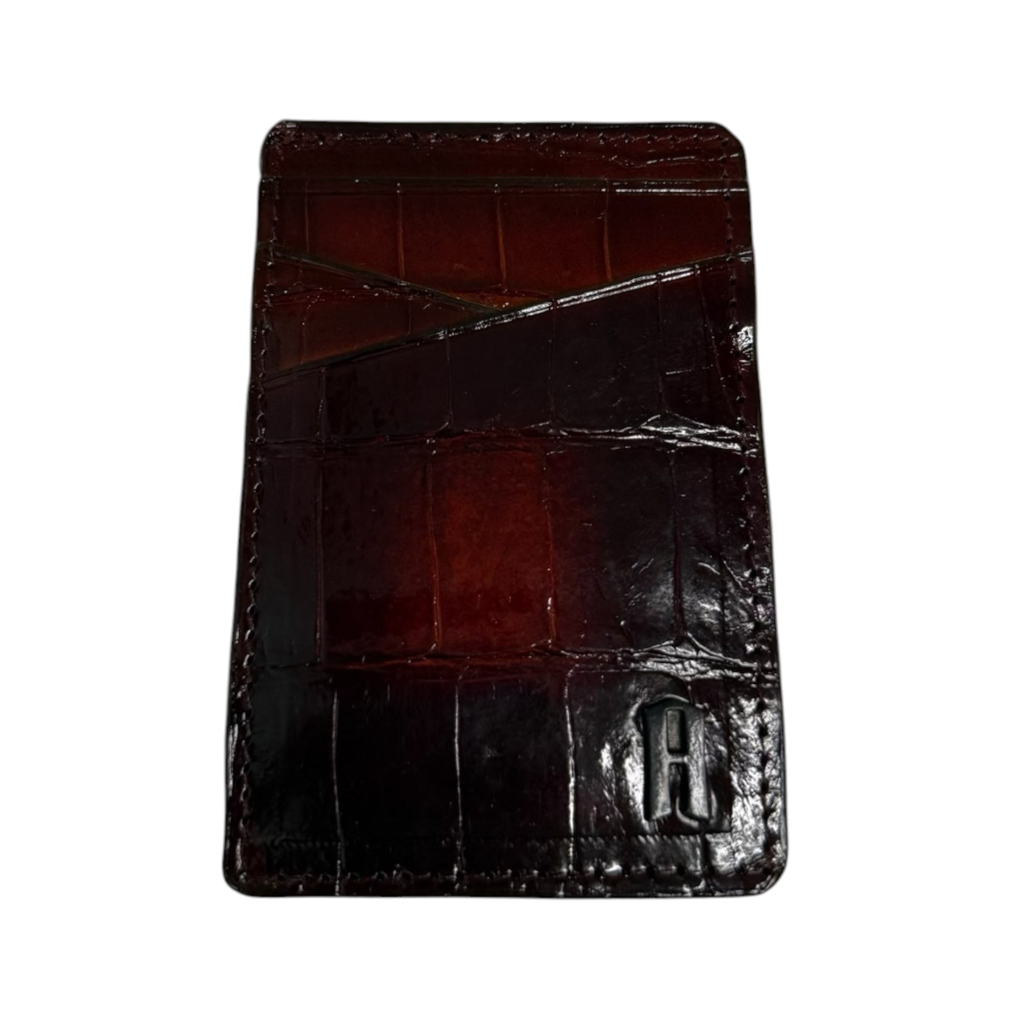 Vertical Cardholder - Croc
