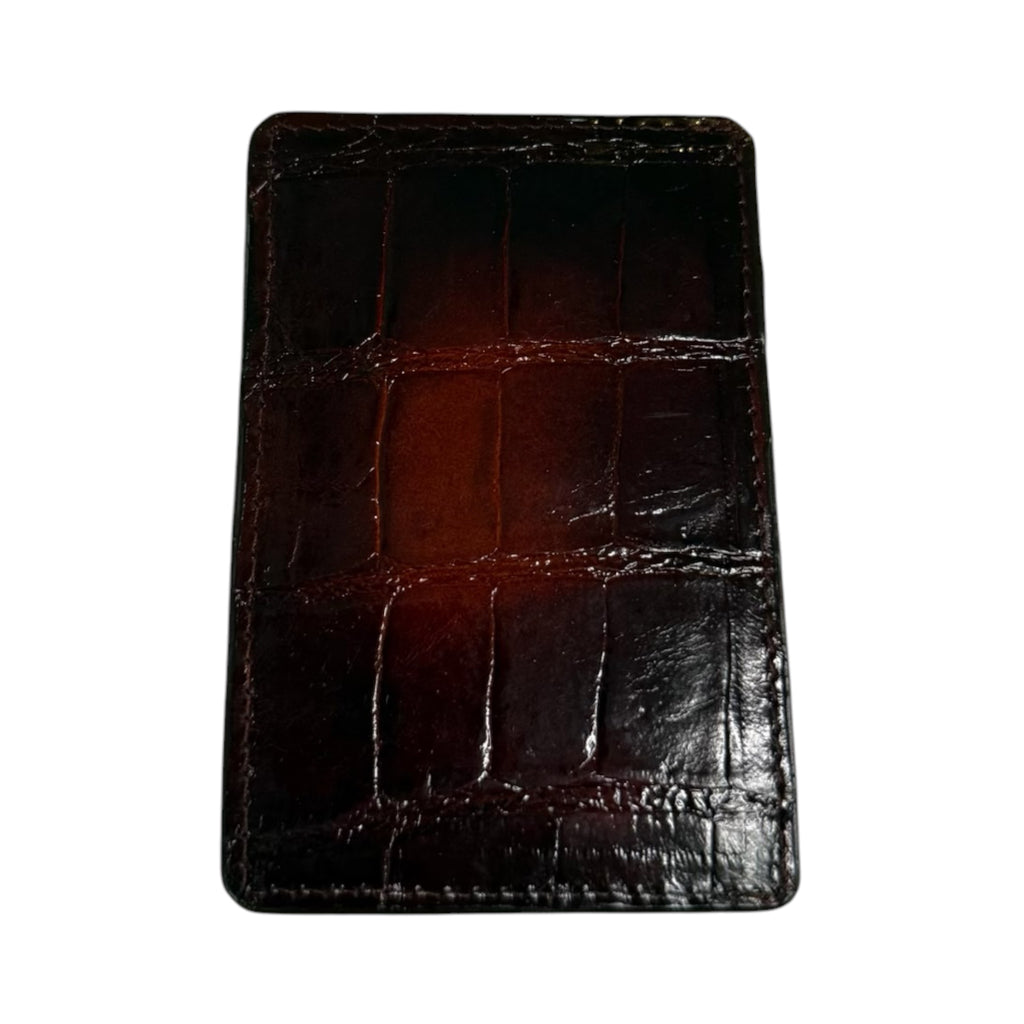 Vertical Cardholder - Croc